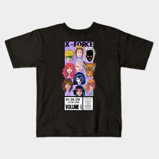 X-Force Comic Corner Box Kids T-Shirt